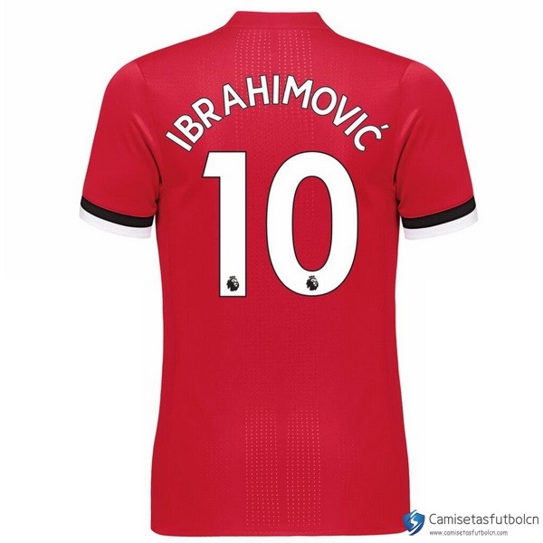 Camiseta Manchester United Primera equipo Ibrahimovic 2017-18